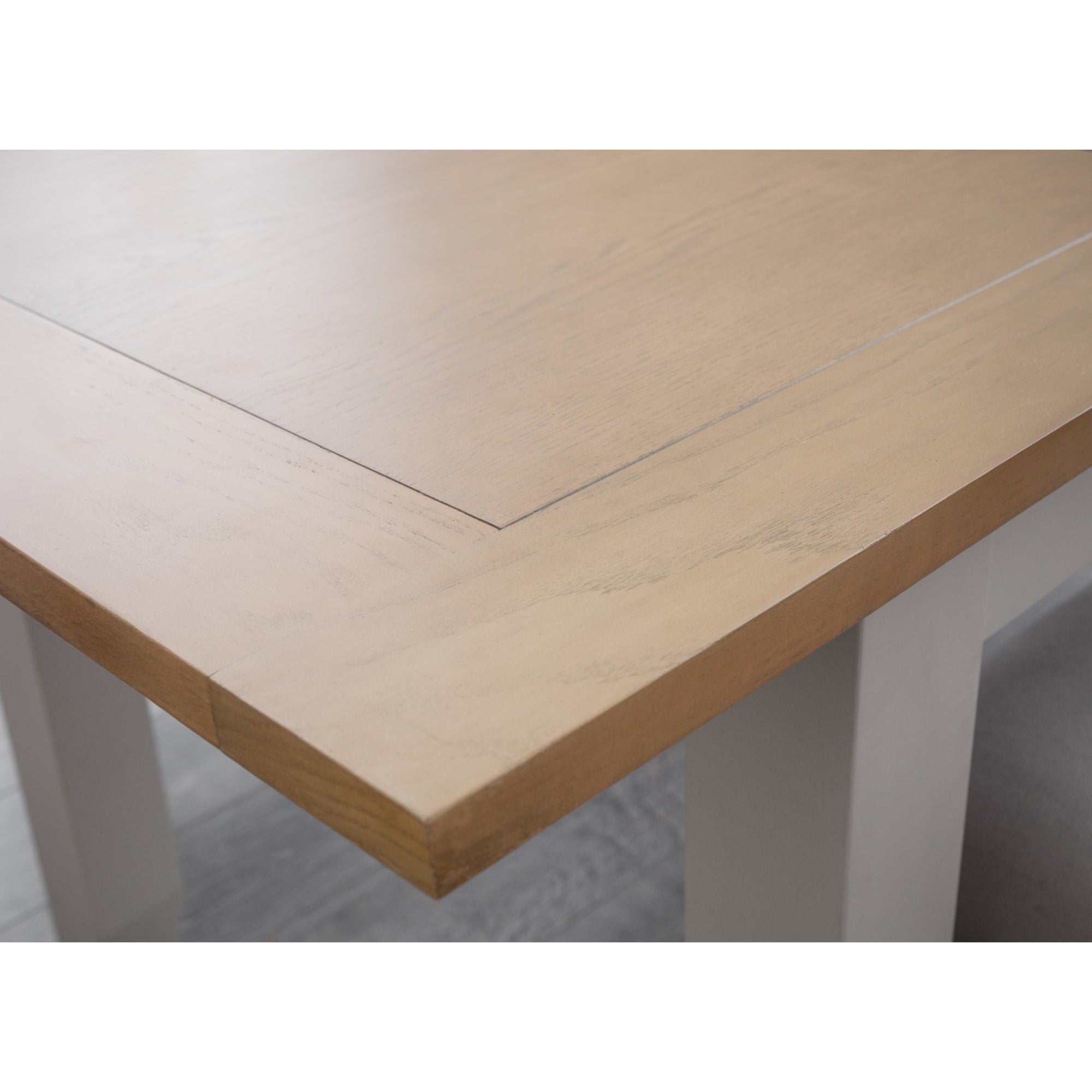 Richmond Extending Dining Table - Elephant Grey/Pale Oak