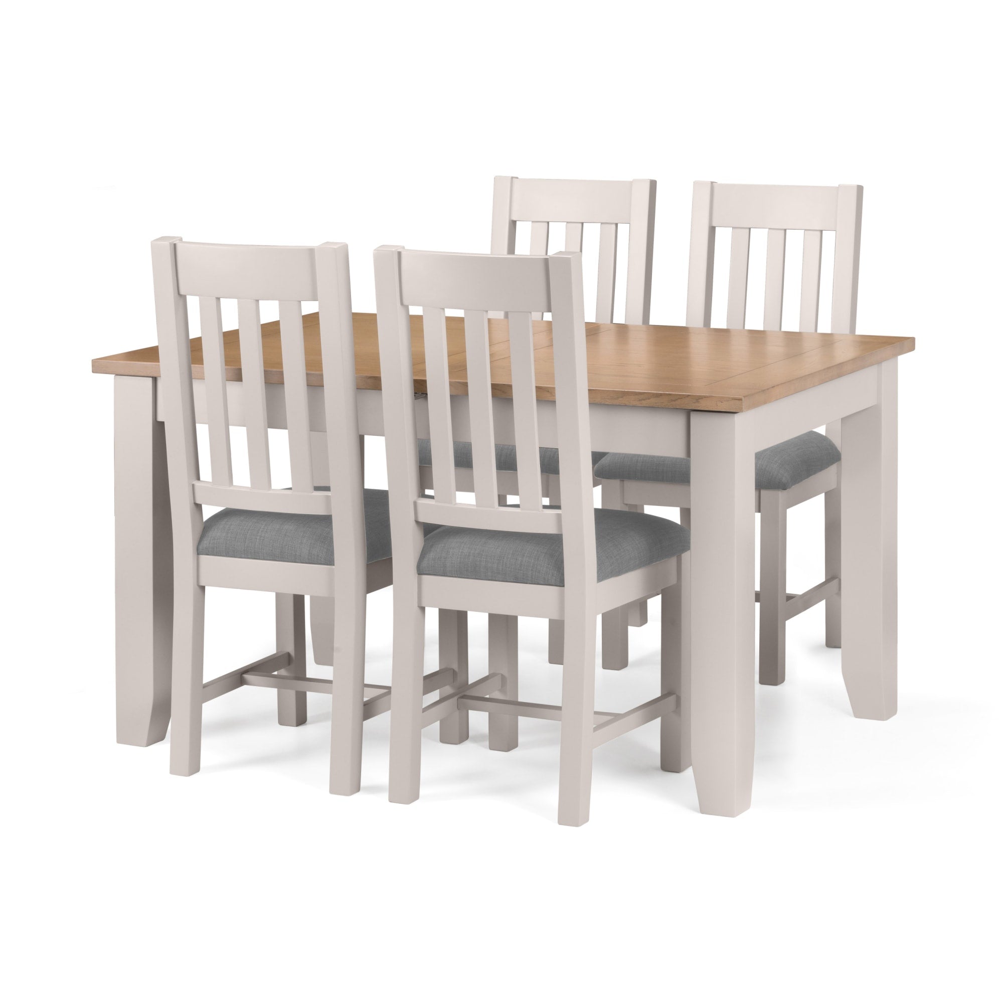 Richmond Extending Dining Table - Elephant Grey/Pale Oak