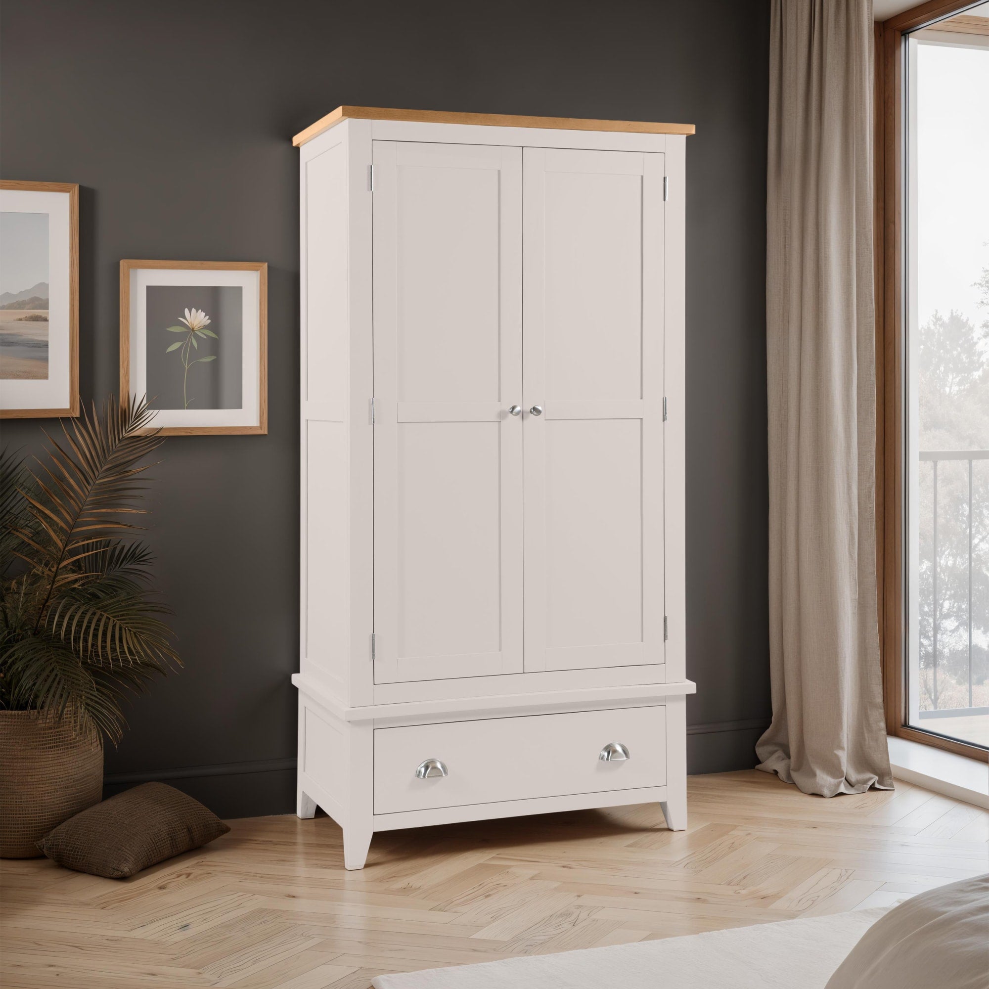 Richmond 2 Door 1 Drawer Wardrobe