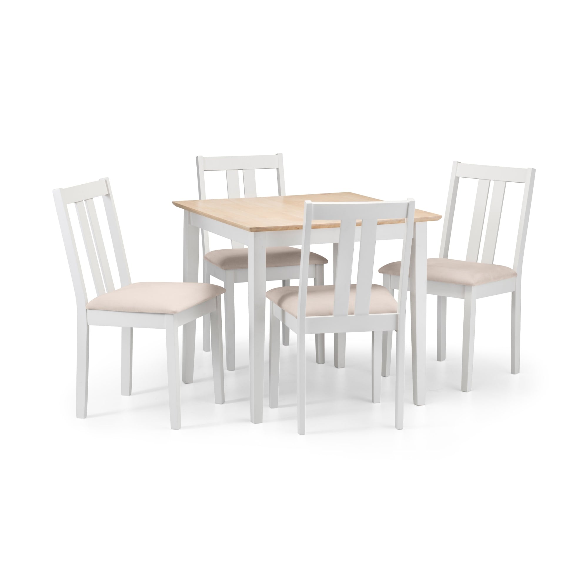 Rufford 2-Tone Dining Table Ivory/Natural