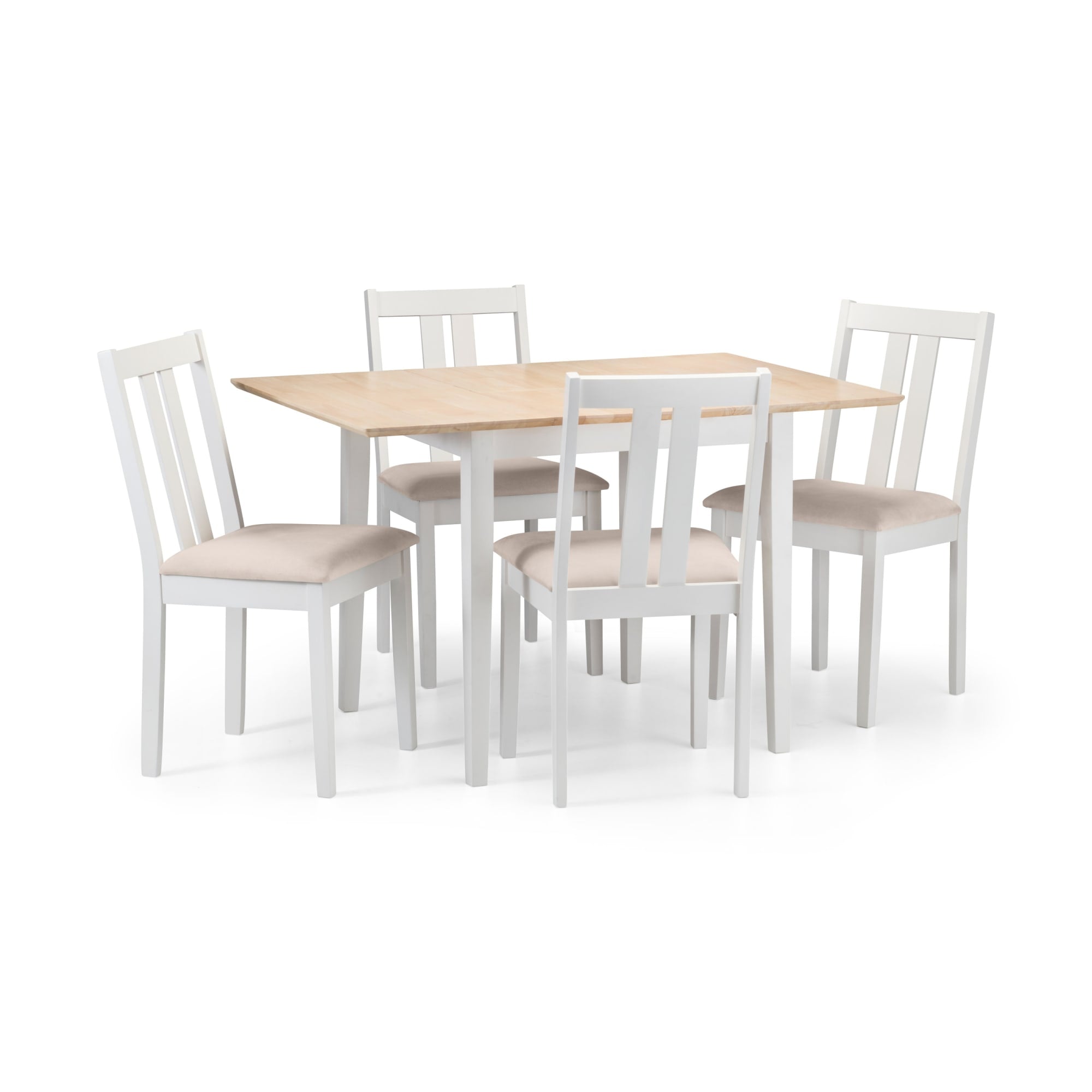 Rufford 2-Tone Dining Table Ivory/Natural
