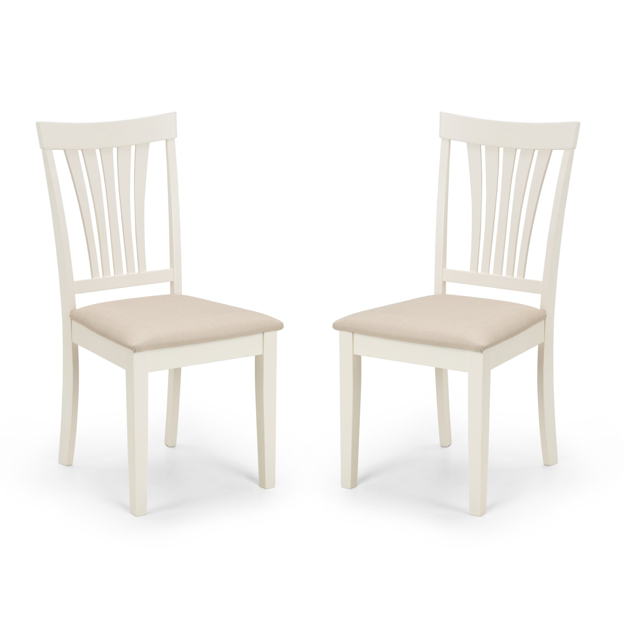 Set Of 2 Stanmore Ivory Chairs