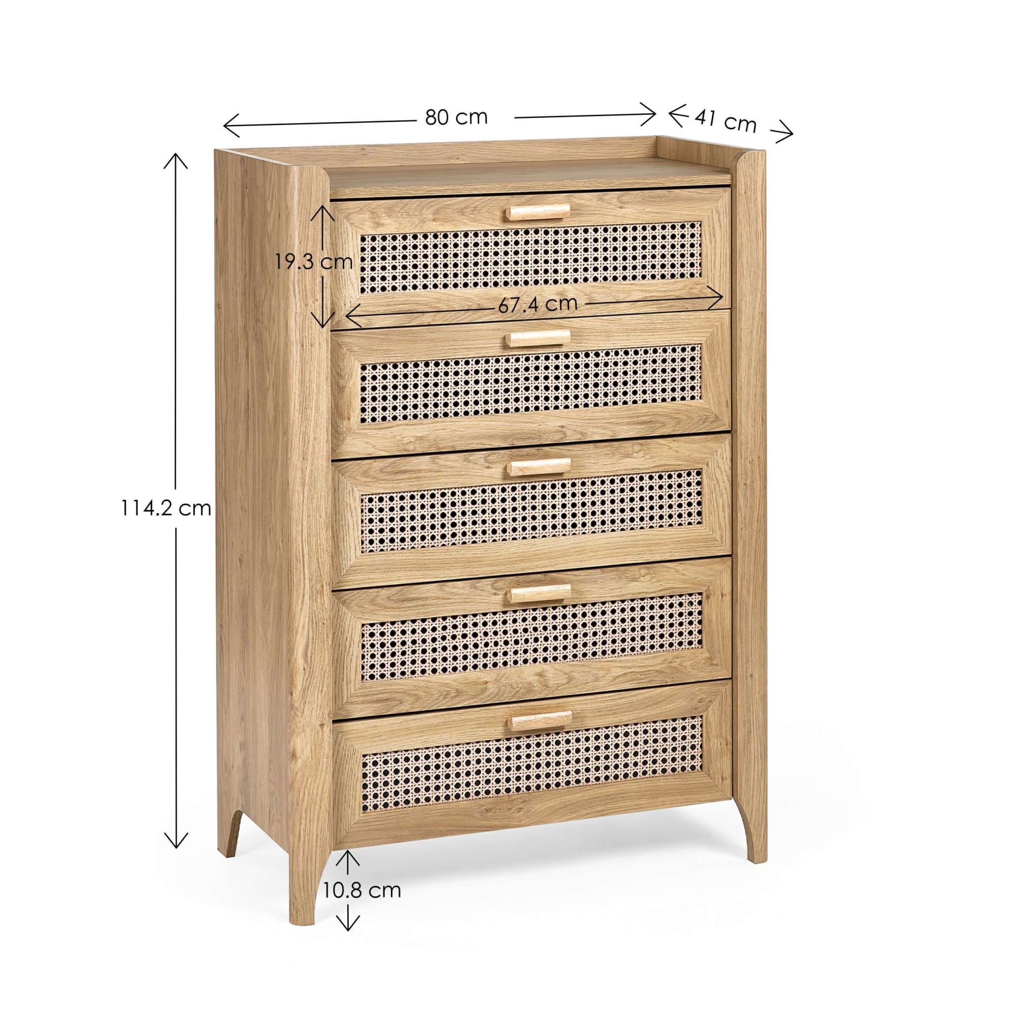 Sydney 5 Drawer Chest