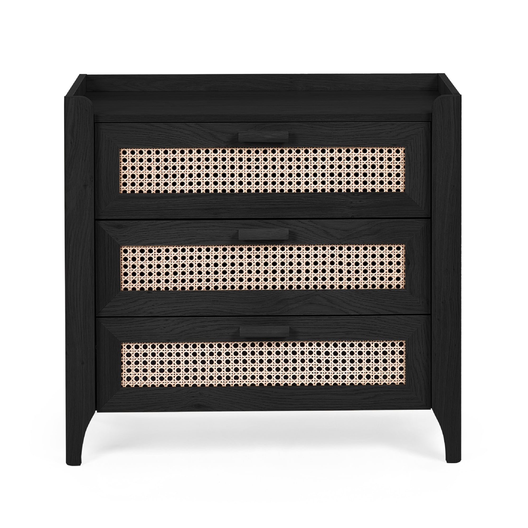 Sydney 3 Drawer Chest - Black Ash