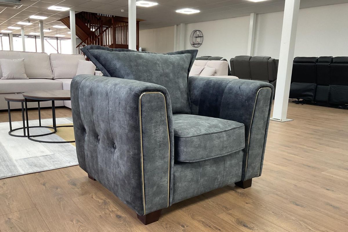 Serena Sofa Black Armchair