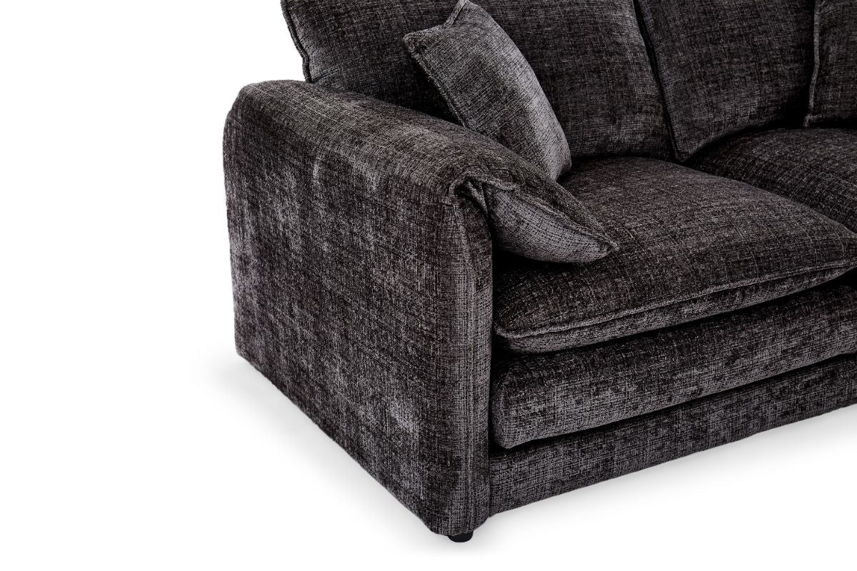Solaya Sofa Black 2 Seater