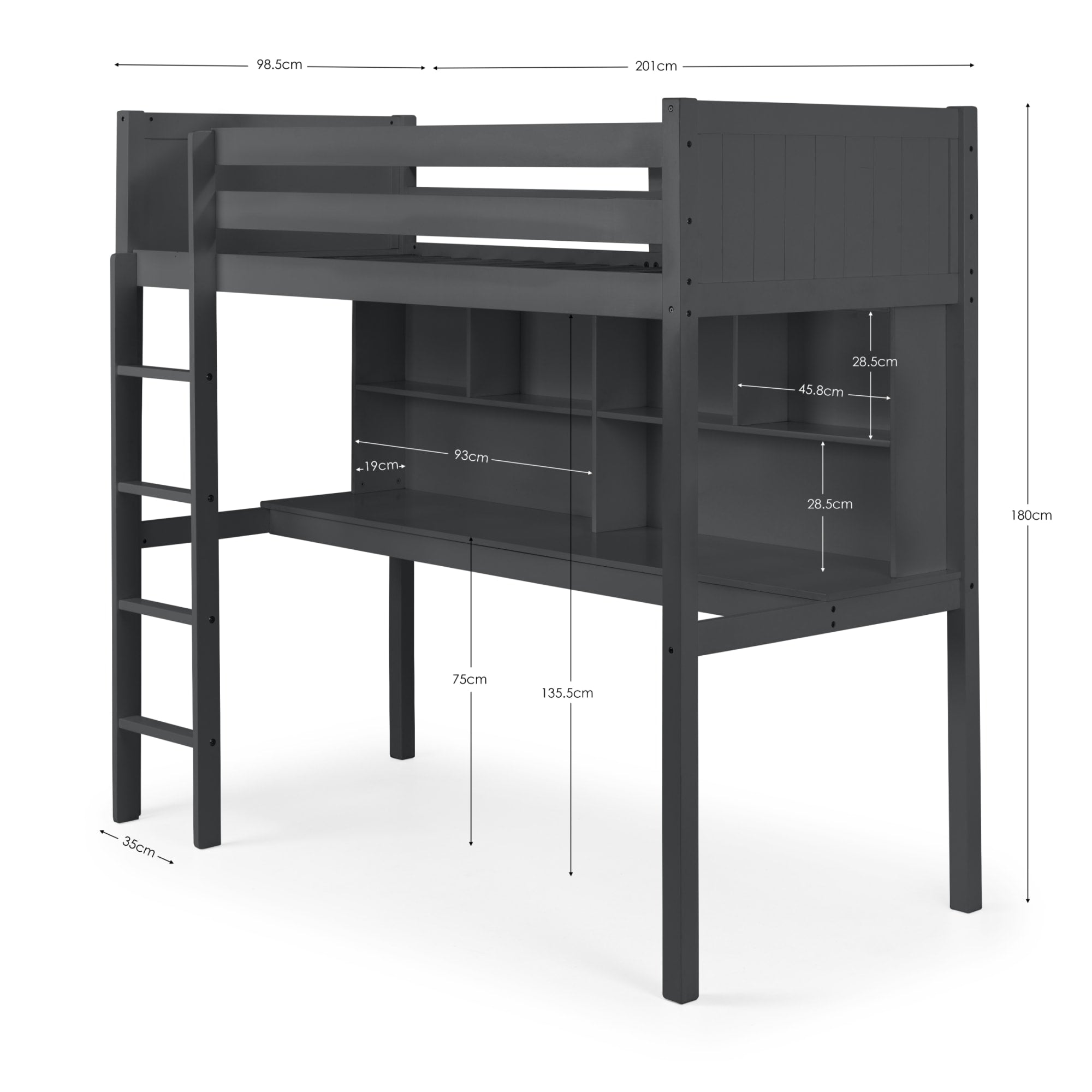 Titan Highsleeper Anthracite