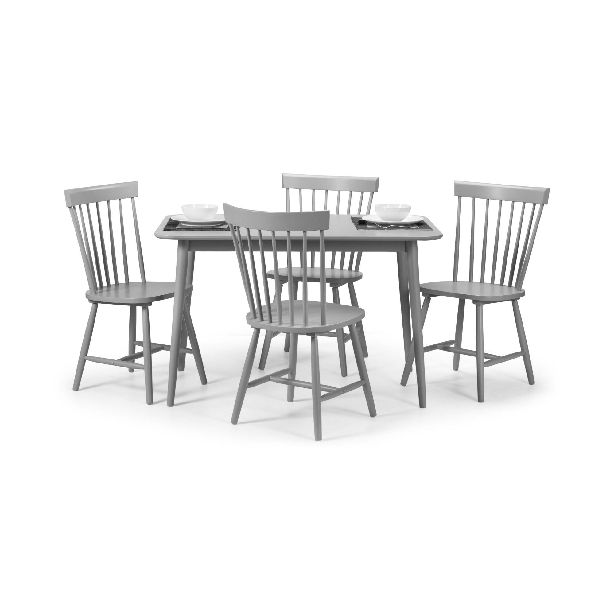 Set Of 4 Torino Grey Chairs