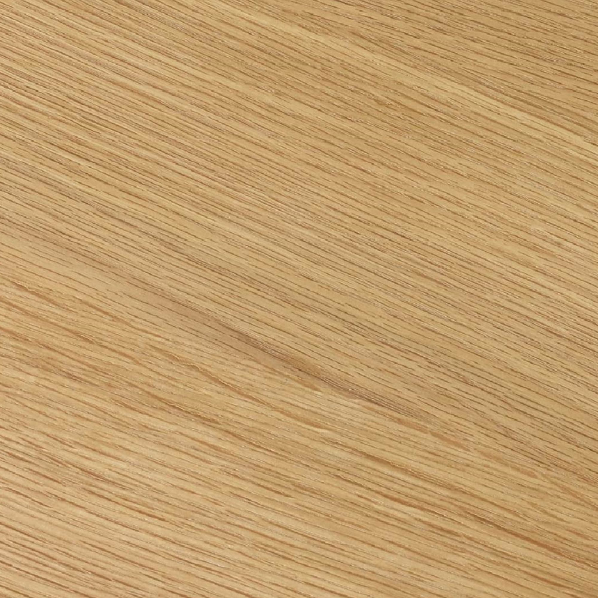 Vera Oak Triangular Side Table with Shelf