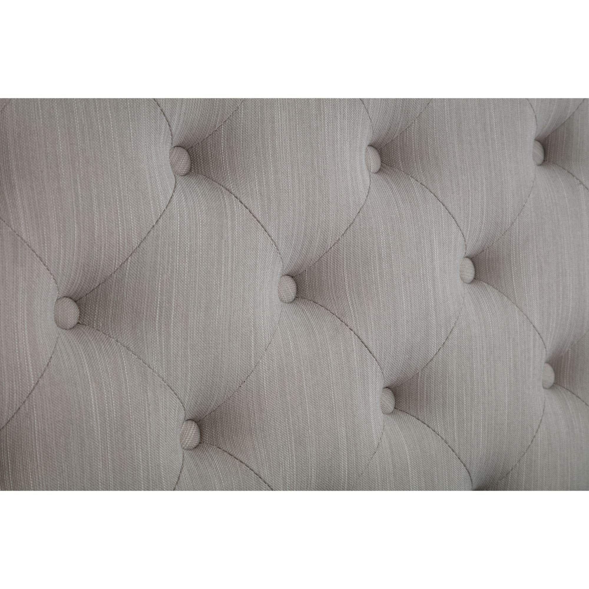 Wilton 4 Drawer 135cm Double Bed - Grey Linen