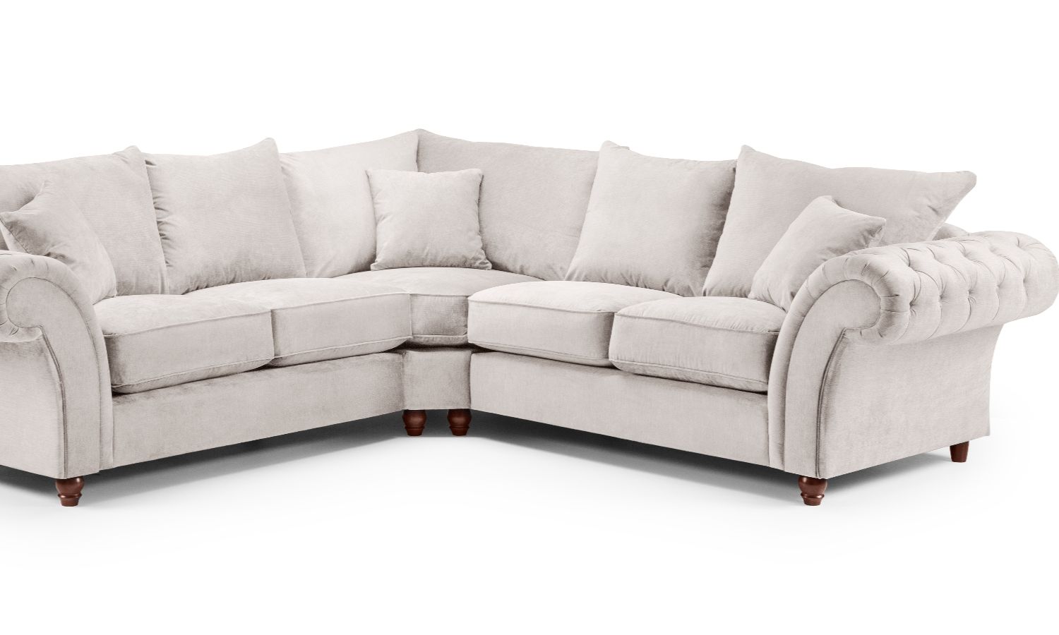 Windsor Fullback Sofa Stone Large Corner
