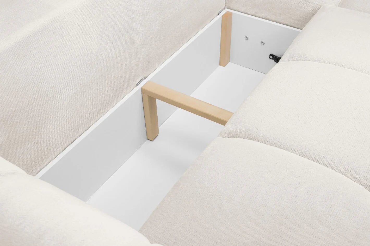 Azzuro Sofabed Cream Universal Corner