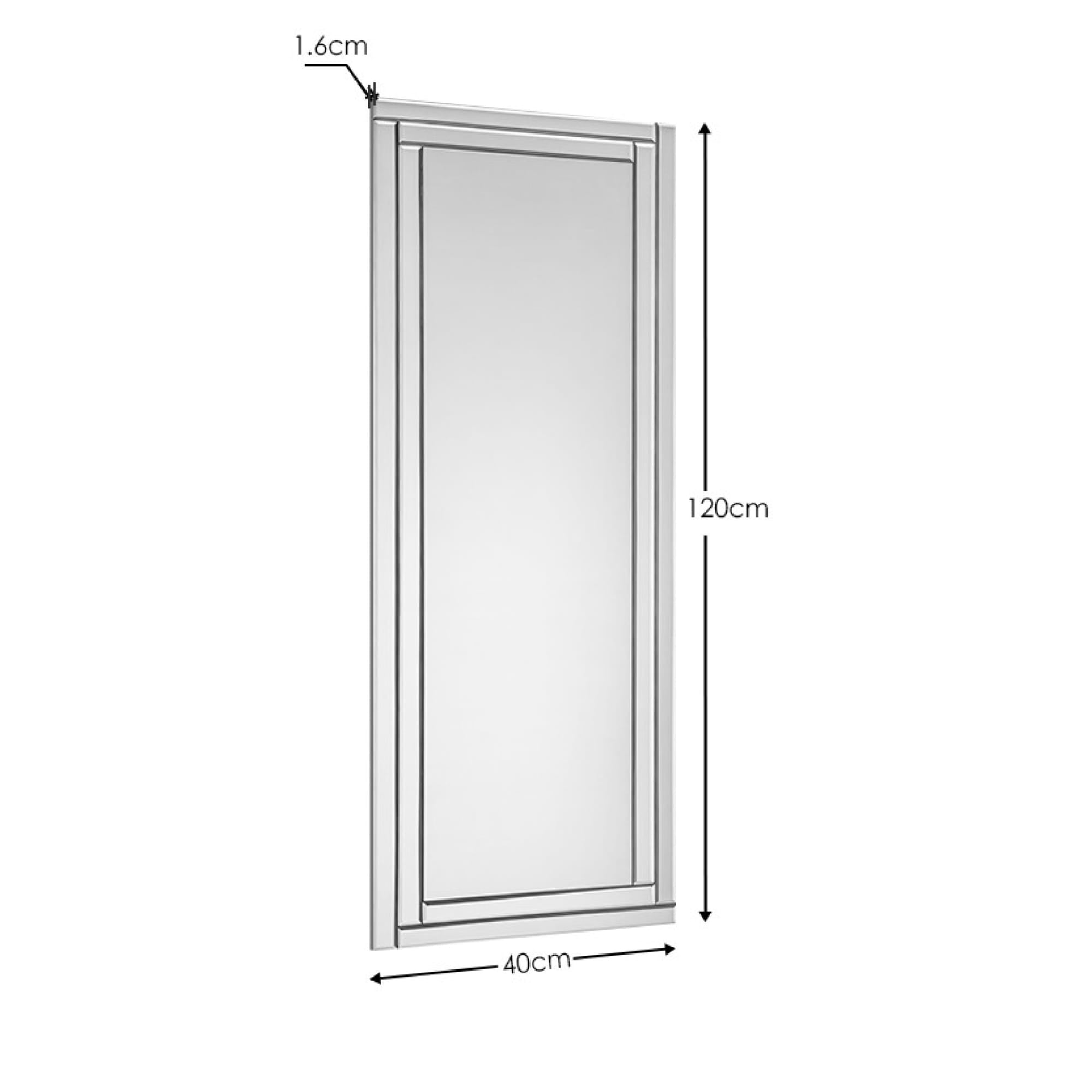 Deco Frameless Dress Mirror - Cozyo