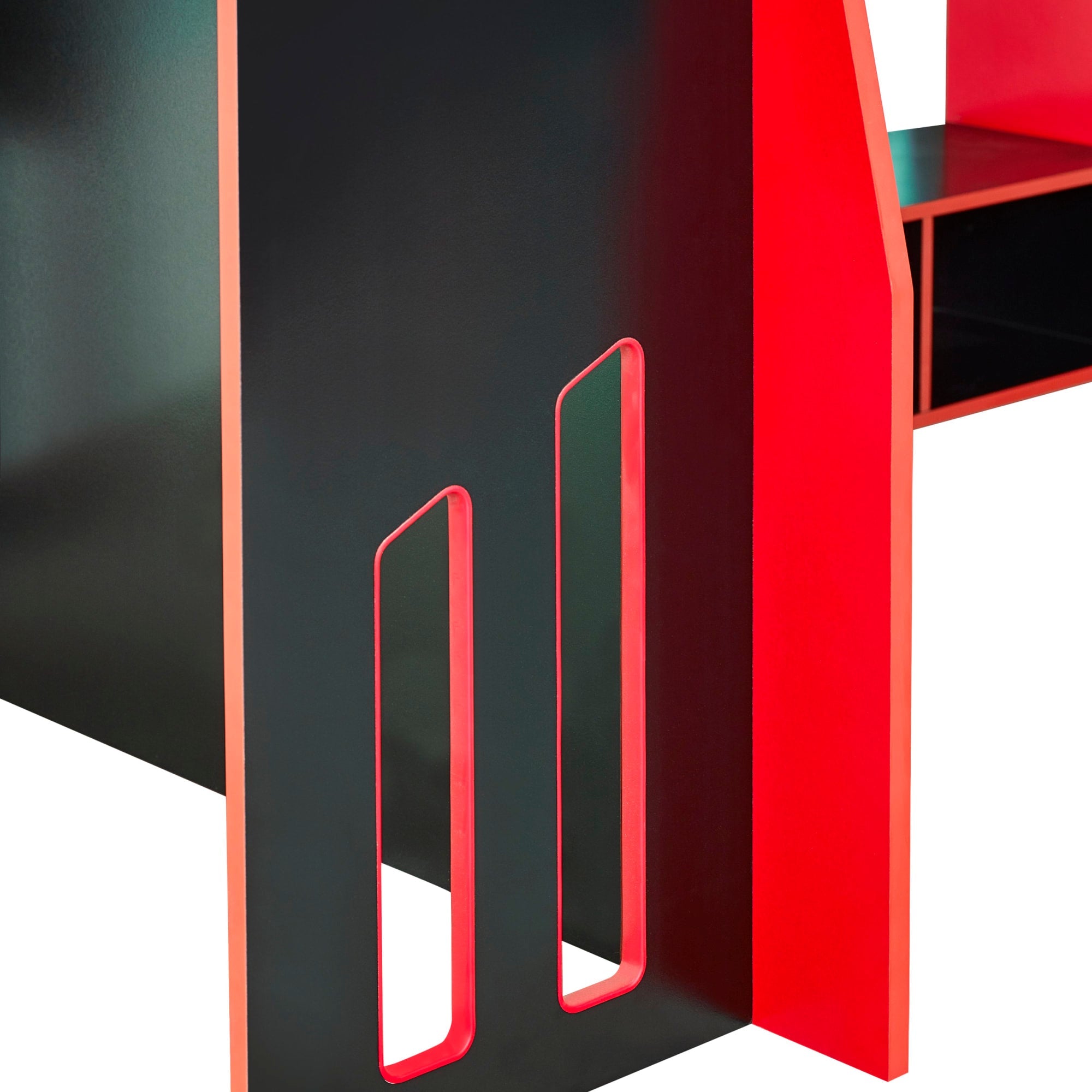 Eagle Single 90cm Gaming Highsleeper - Black and Red - Cozyo