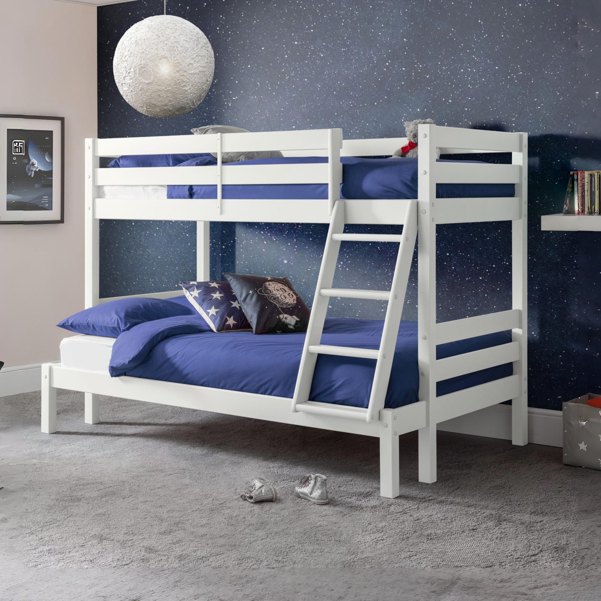 Merlin Triple Sleeper Bunk Surf White - Cozyo