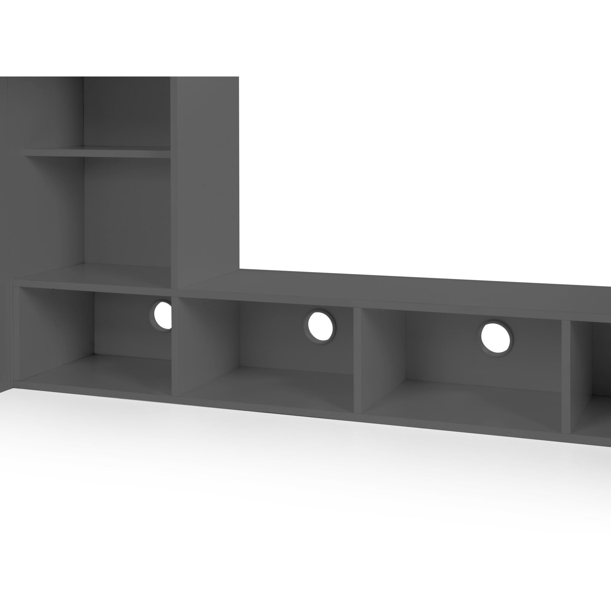 Nebula Gaming Bed With Desk Anthracite - Cozyo