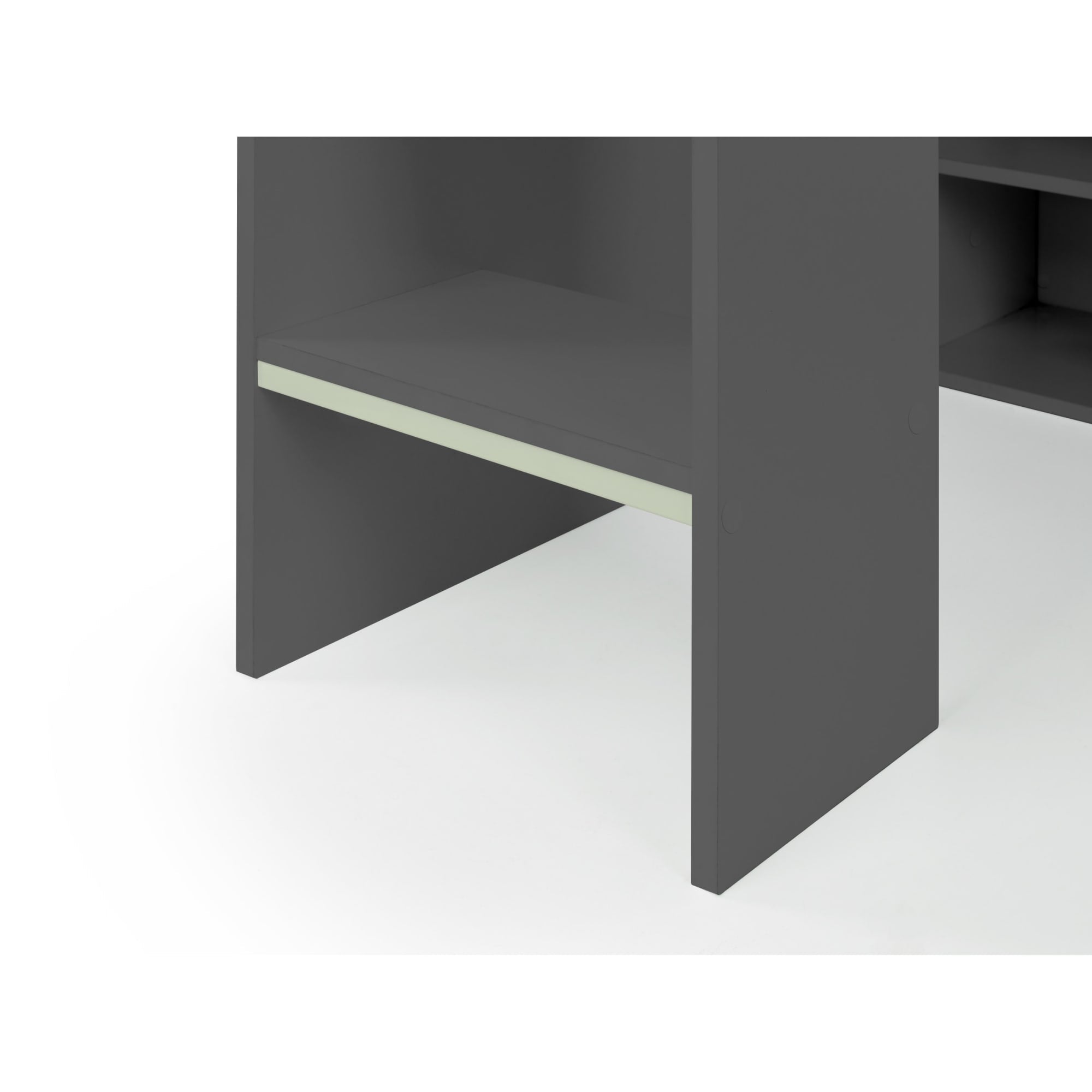 Nebula Gaming Bed With Desk Anthracite - Cozyo