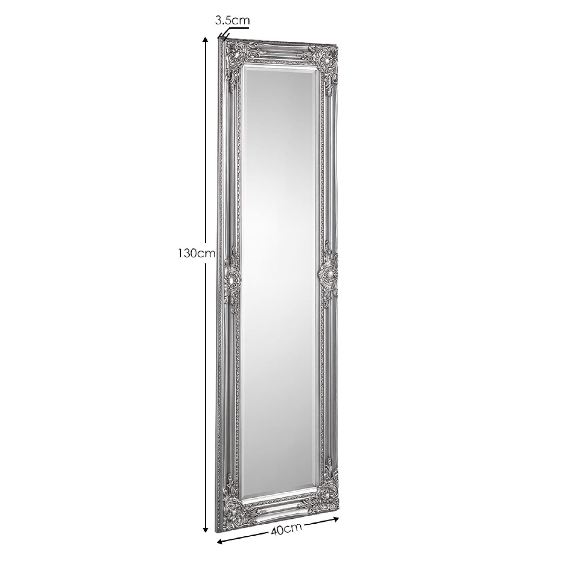 Palais Dress Mirror Pewter - Cozyo
