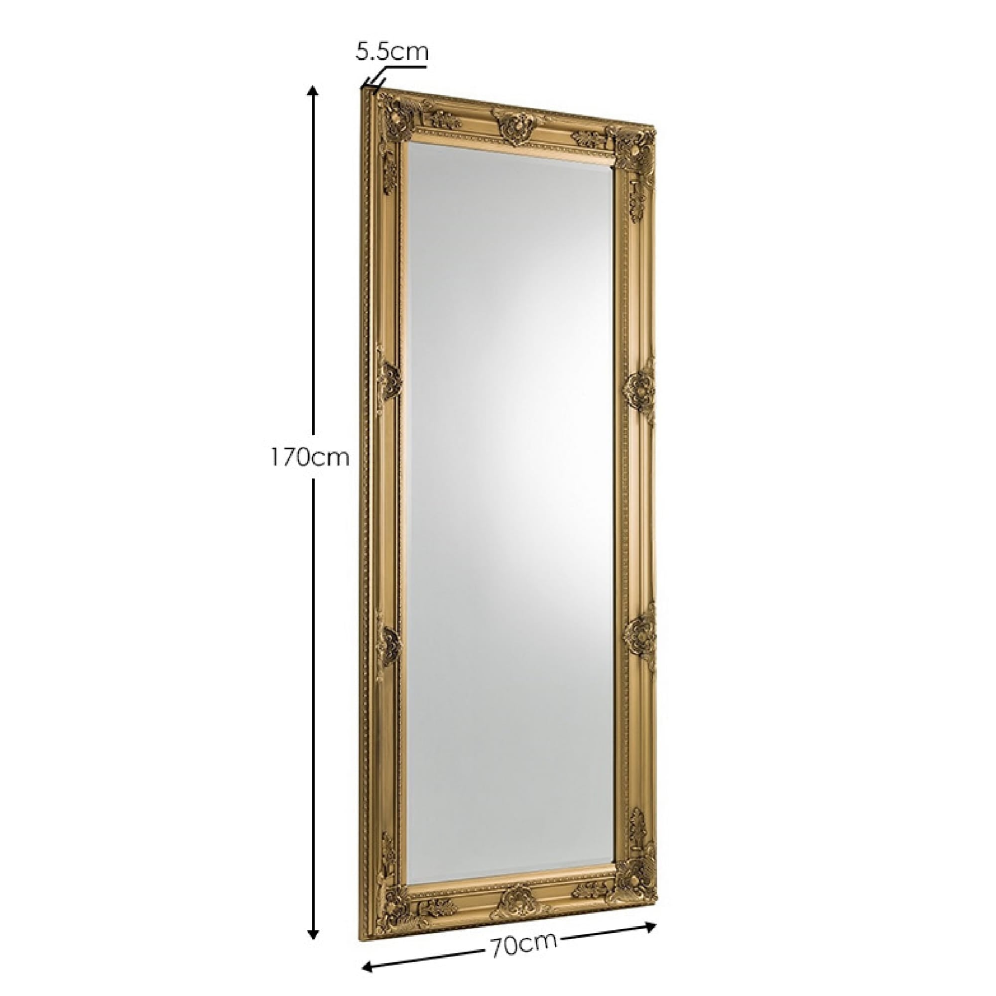 Palais Lean - To Dress Mirror Gold - Cozyo