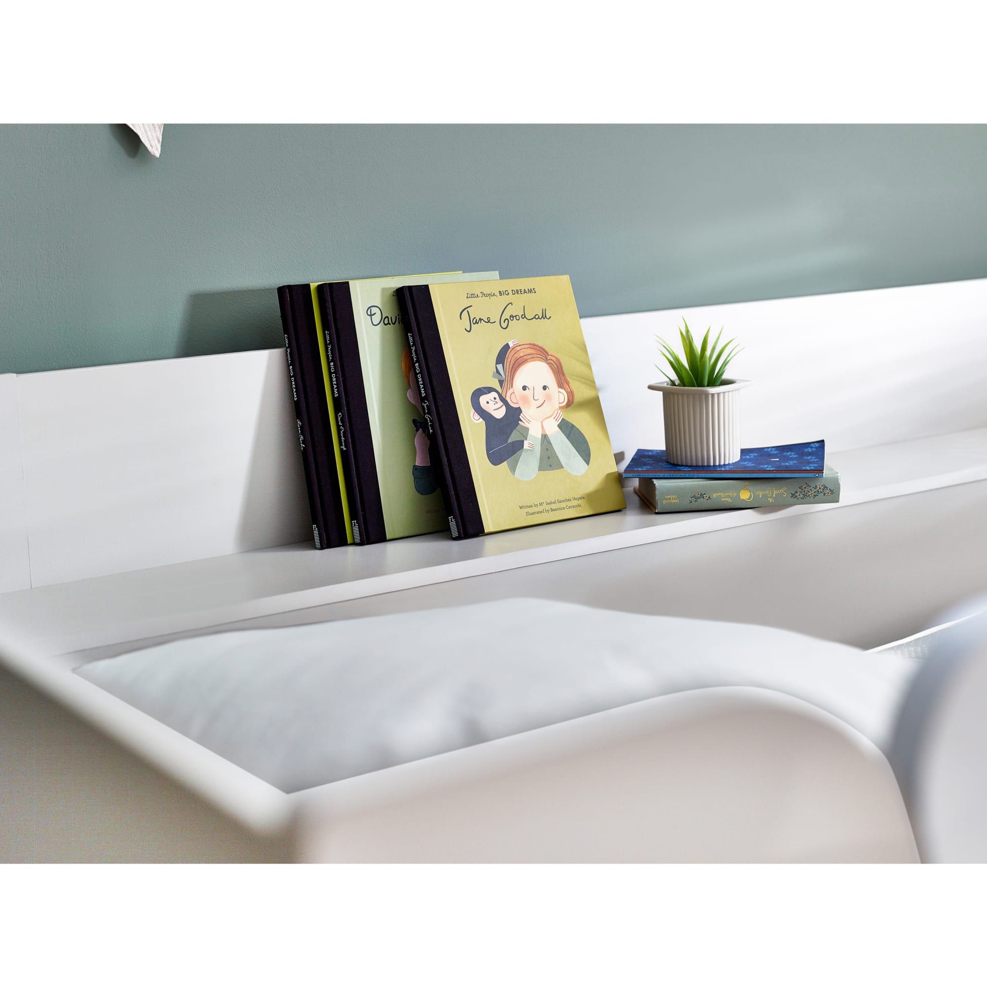 Parsec Bunk Bed All White - Cozyo