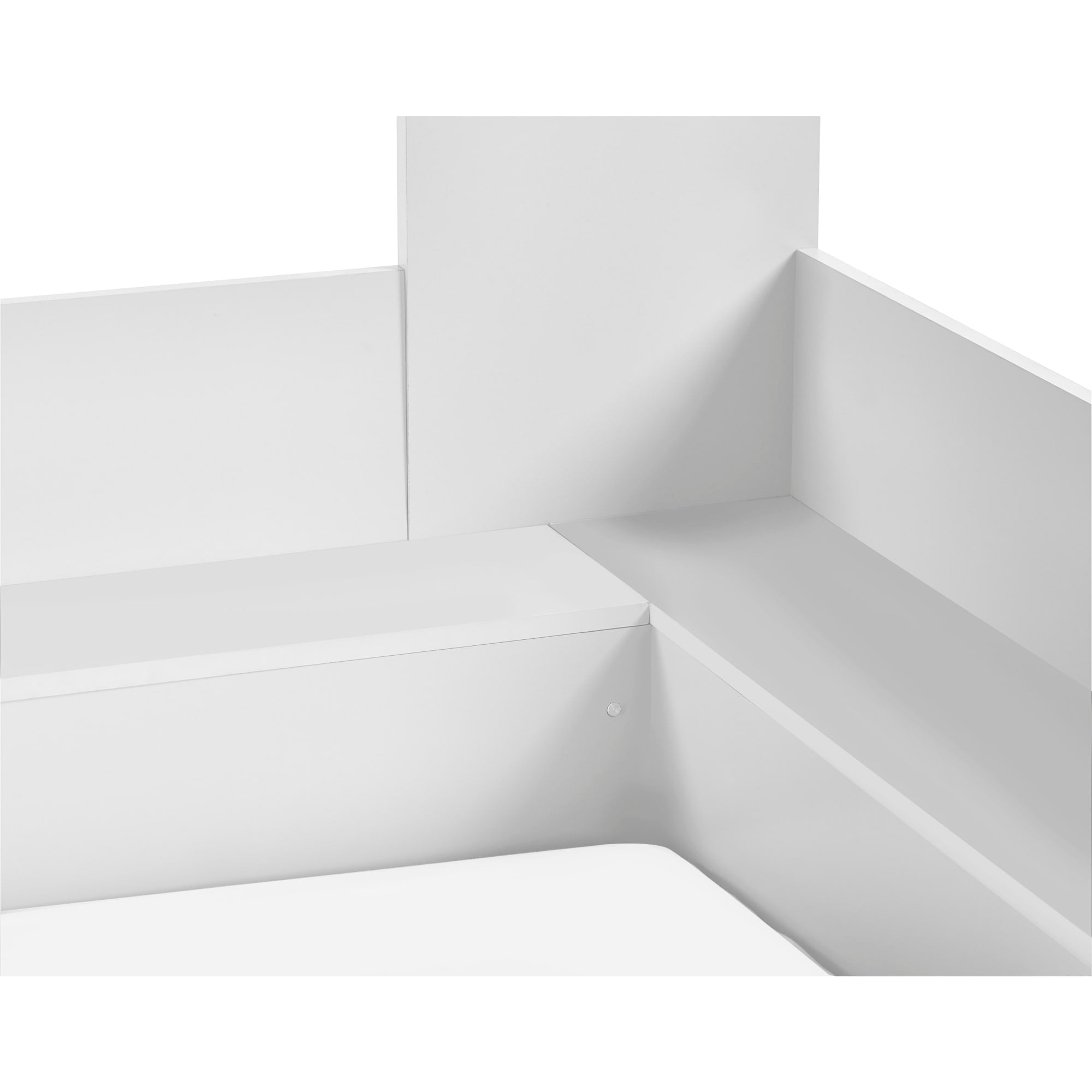 Parsec Bunk Bed All White - Cozyo