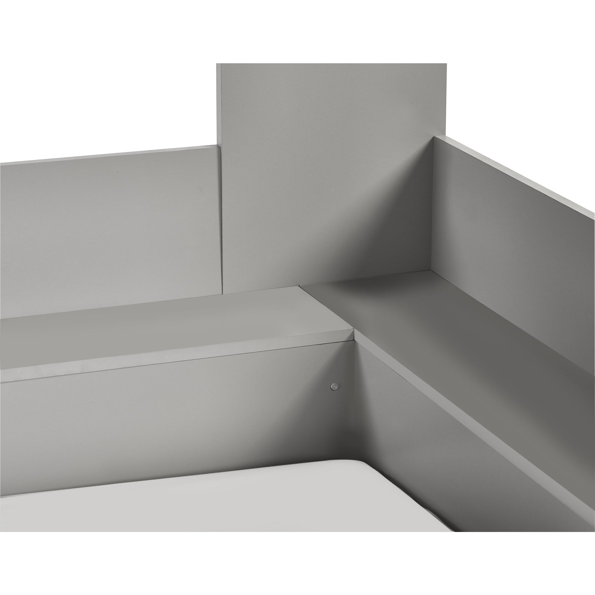 Parsec Bunk Bed Taupe & White - Cozyo