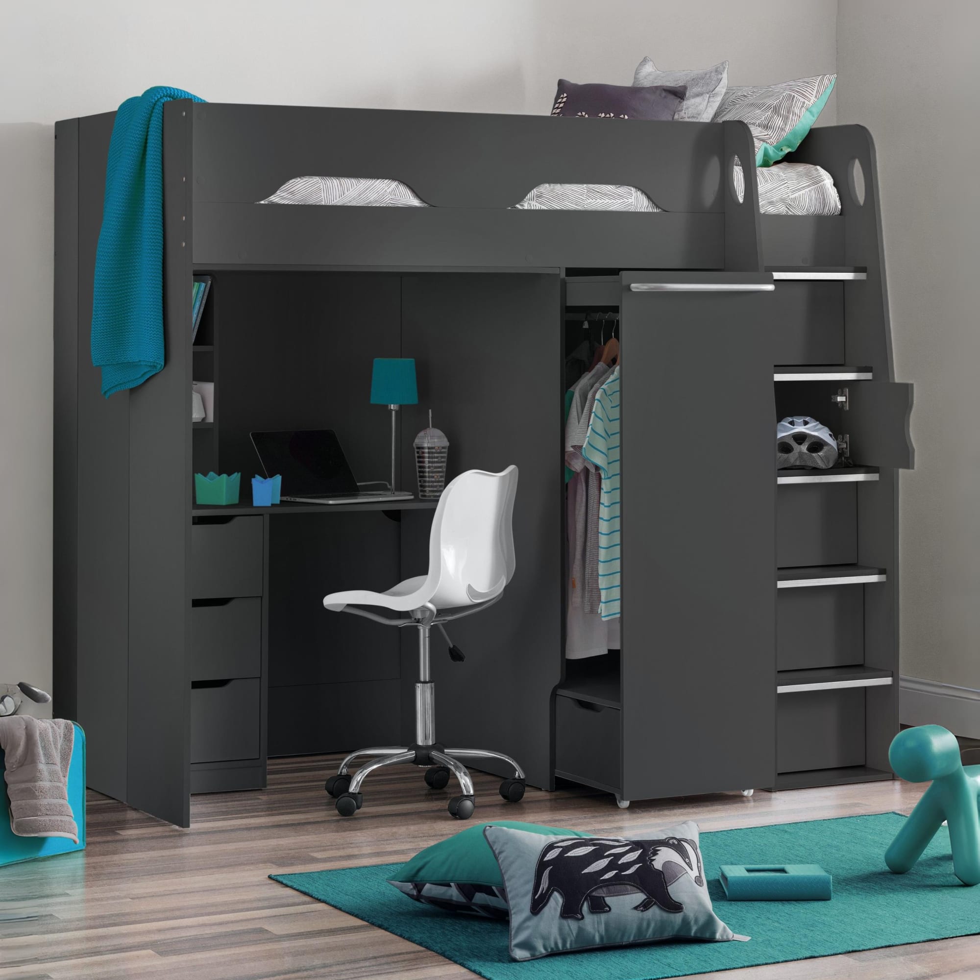 Pegasus Highsleeper - Anthracite - Cozyo