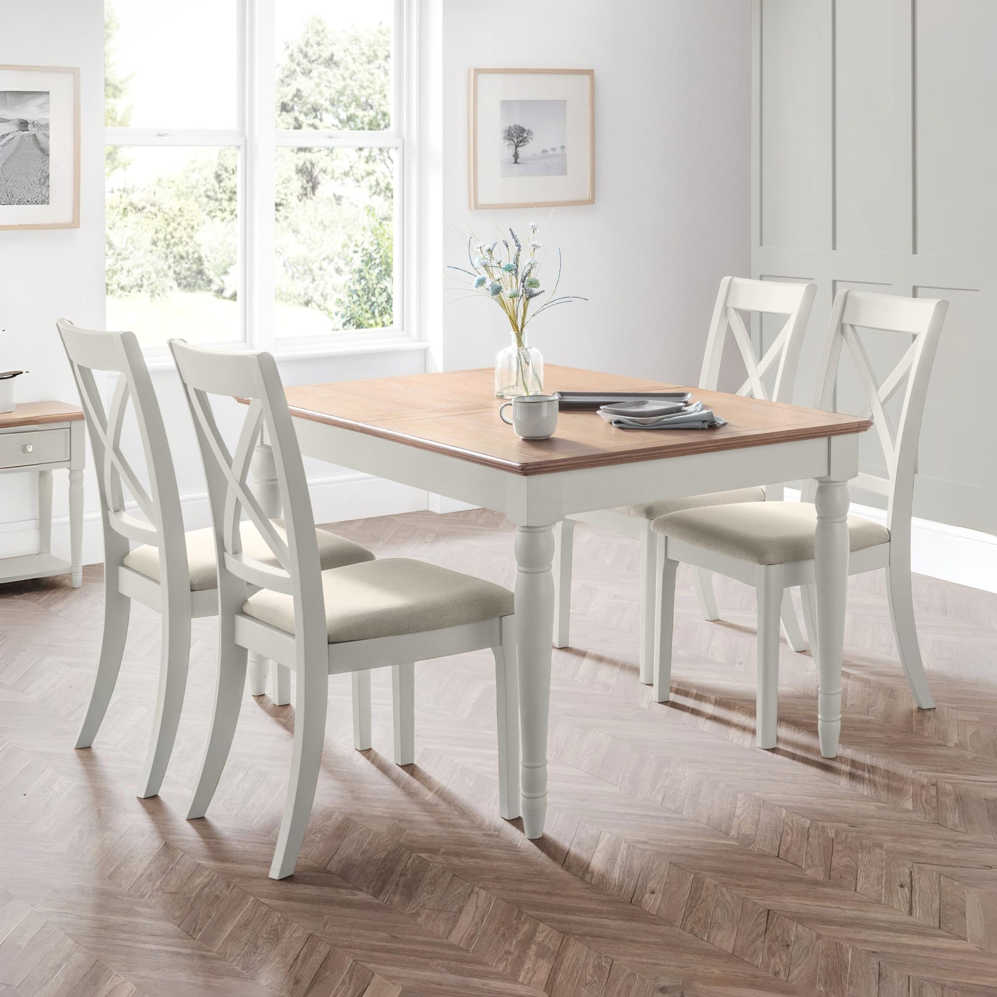 Set Of 2 Provence Dining Chairs - Cozyo