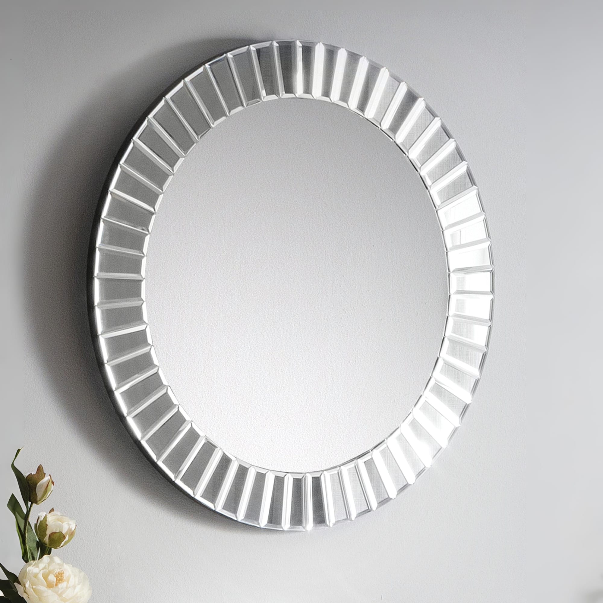 Sonata Small Round Wall Mirror - Cozyo