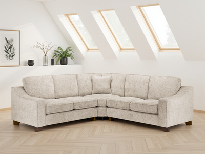 Nebraska Sofa Stone Large Corner