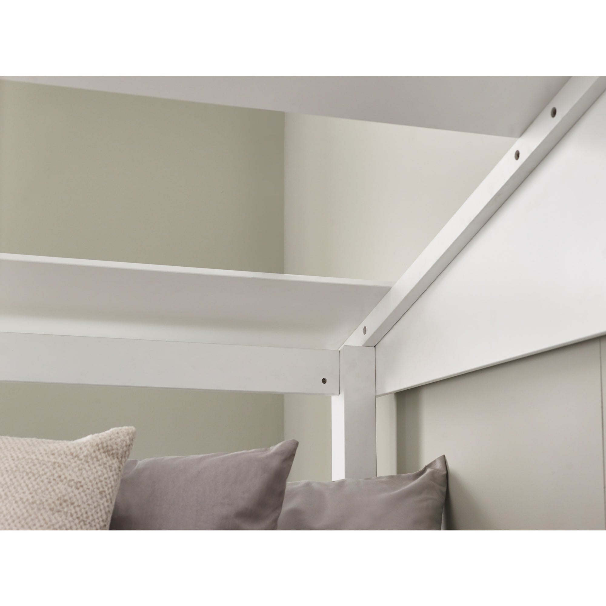 Acorn Treehouse Midsleeper & Storage Unit - White