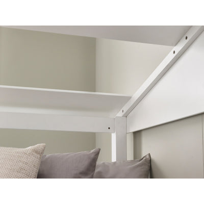 Acorn Treehouse Midsleeper & Storage Unit - White