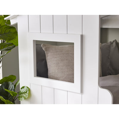 Acorn Treehouse Midsleeper & Storage Unit - White