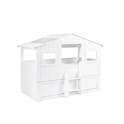 Acorn Treehouse Midsleeper & Storage Unit - White