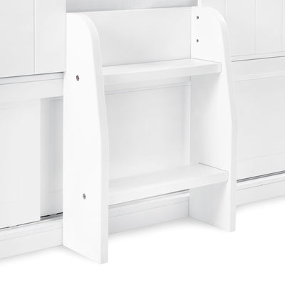 Acorn Treehouse Midsleeper & Storage Unit - White