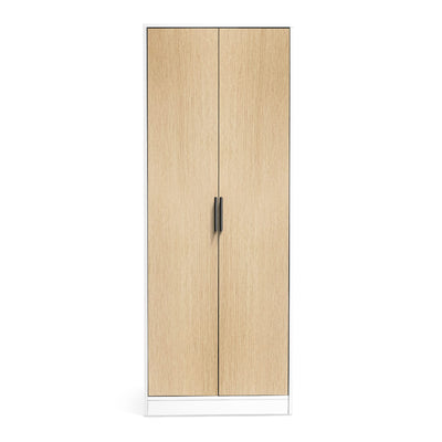 Alba 2 Door Wardrobe - White/Oak
