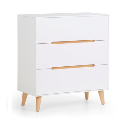 Alicia 3 Drawer Chest - White