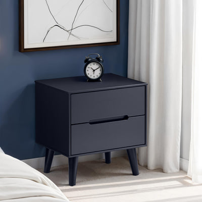 Alicia 2 Drawer Bedside - Anthracite