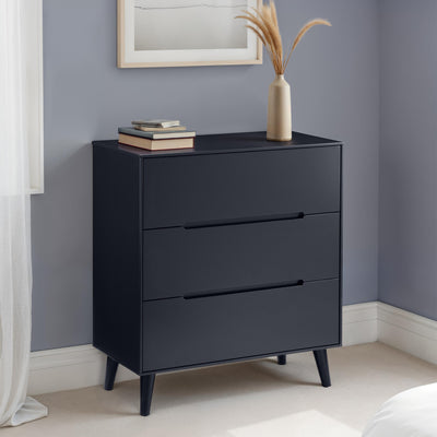 Alicia 3 Drawer Chest - Anthracite