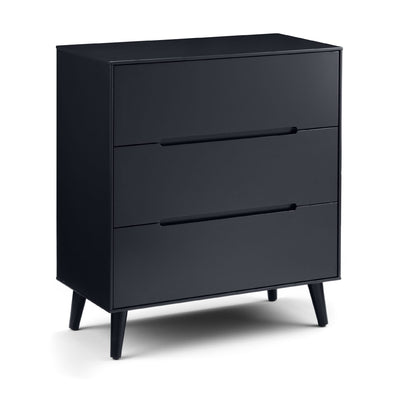 Alicia 3 Drawer Chest - Anthracite