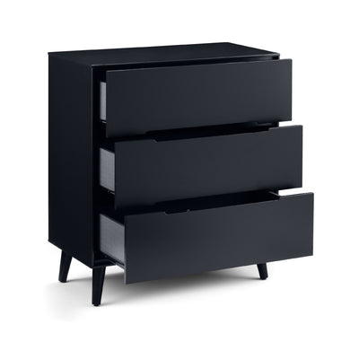 Alicia 3 Drawer Chest - Anthracite