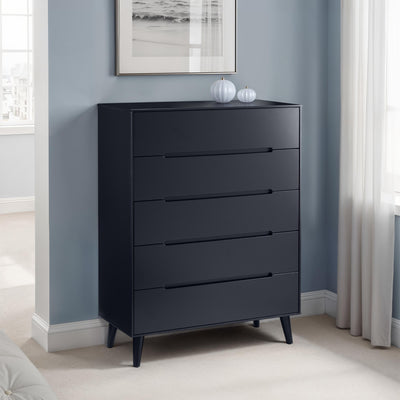 Alicia 5 Drawer Chest - Anthracite