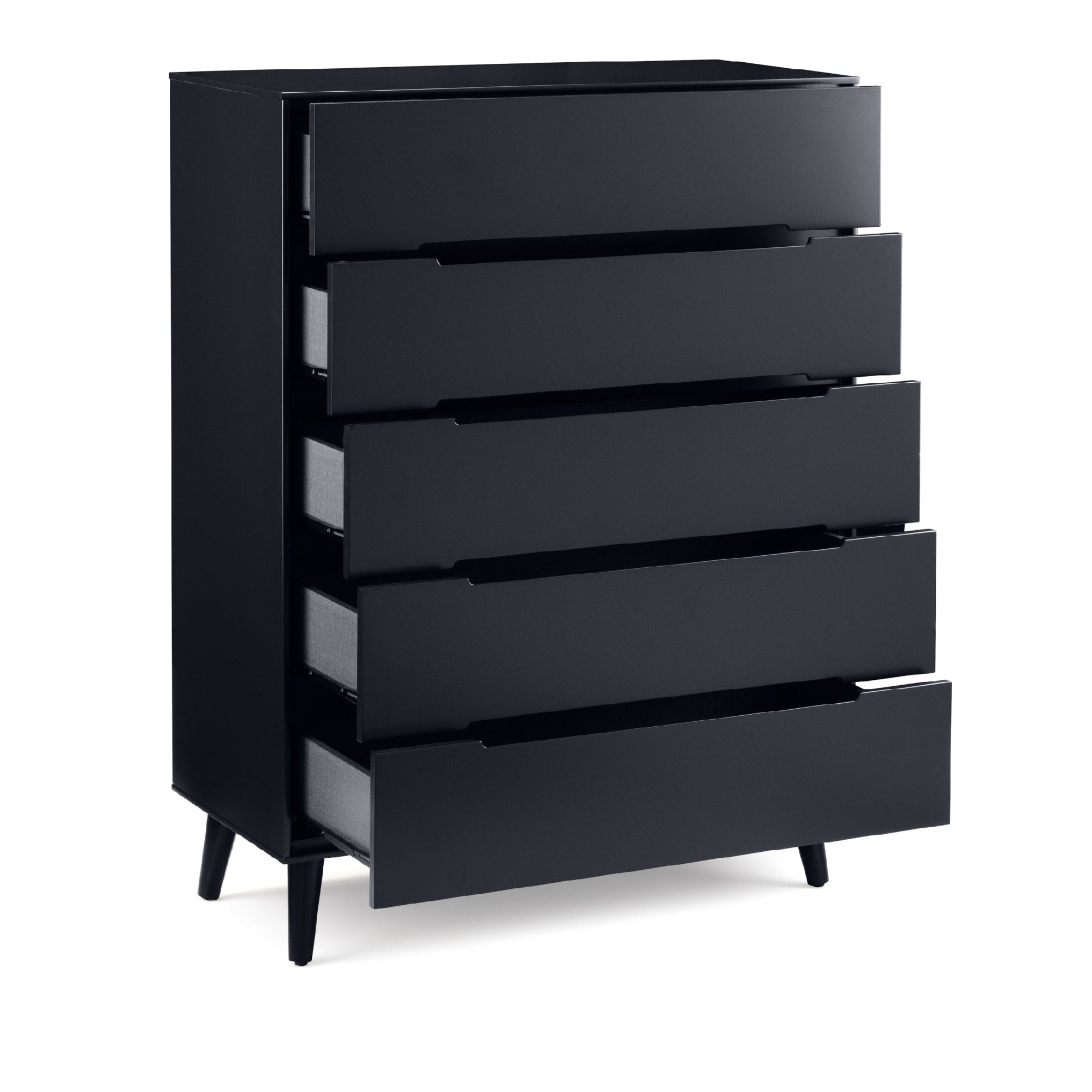 Alicia 5 Drawer Chest - Anthracite