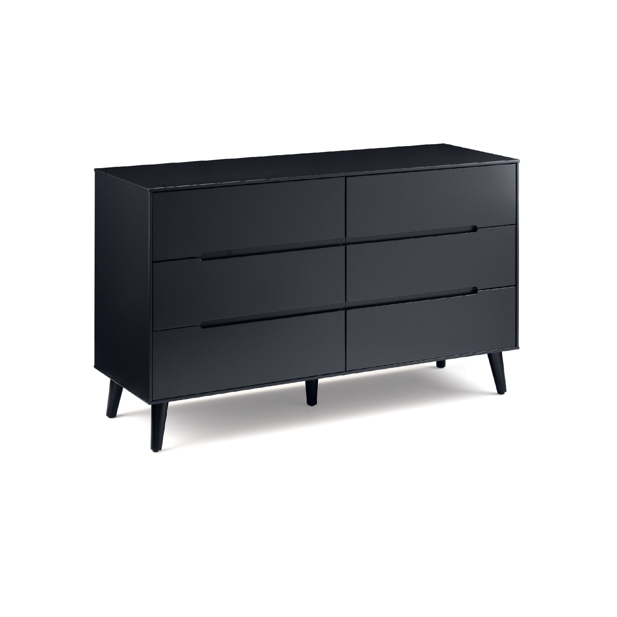 Alicia 6 Drawer Wide Chest - Anthracite