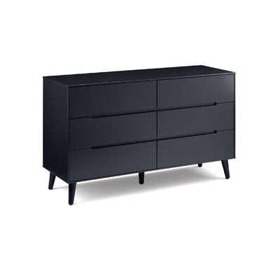 Alicia 6 Drawer Wide Chest - Anthracite