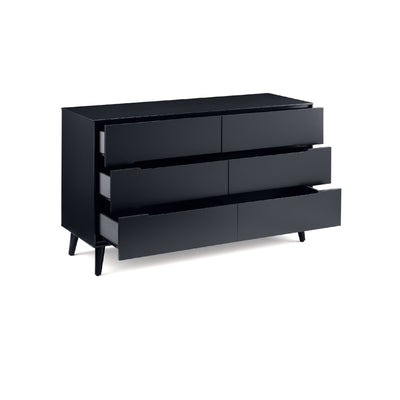 Alicia 6 Drawer Wide Chest - Anthracite