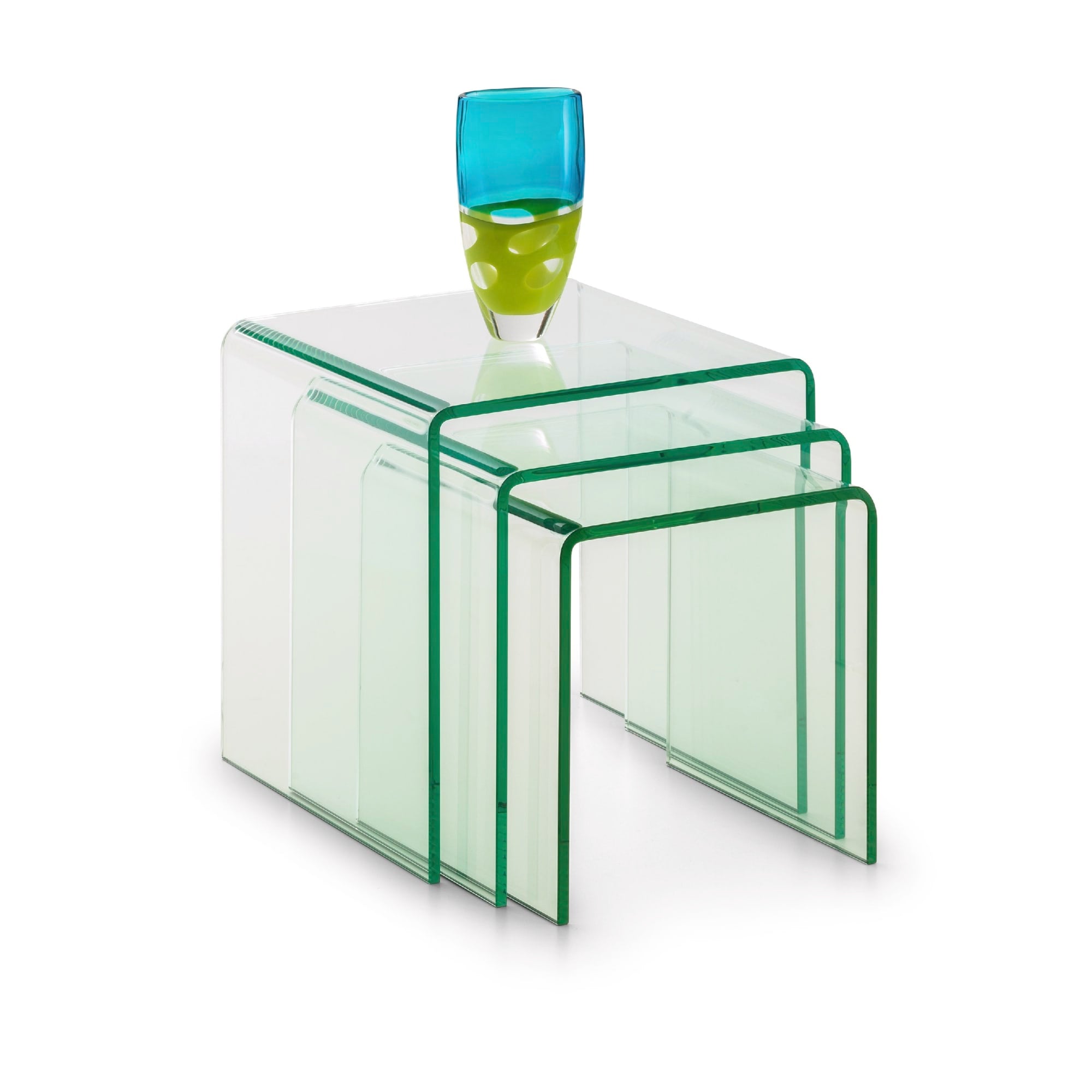 Amalfi Bent Glass Nest Of Tables