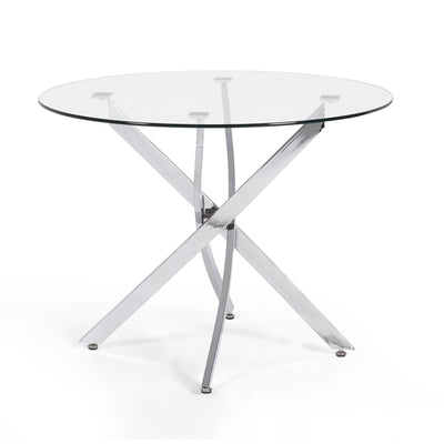Anderson Round Glass Dining Table