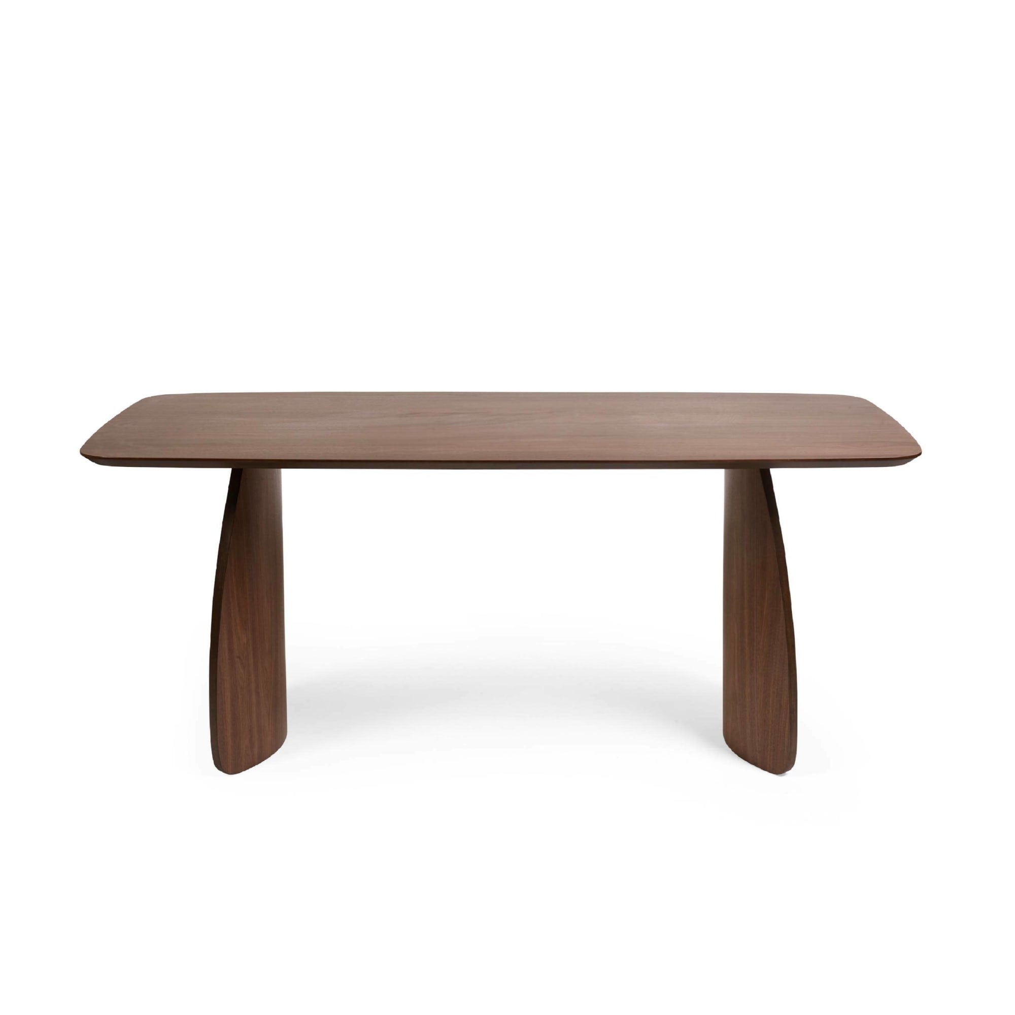 Artemis Curved Leg Walnut Dining Table