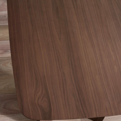 Artemis Curved Leg Walnut Dining Table
